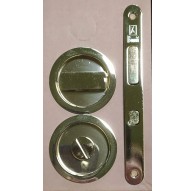 Kit TON.1 serratura per porta scorrevole mod. EASY tondo con nottolino Ottone lucido BONAITI TON.1Ottone lucido